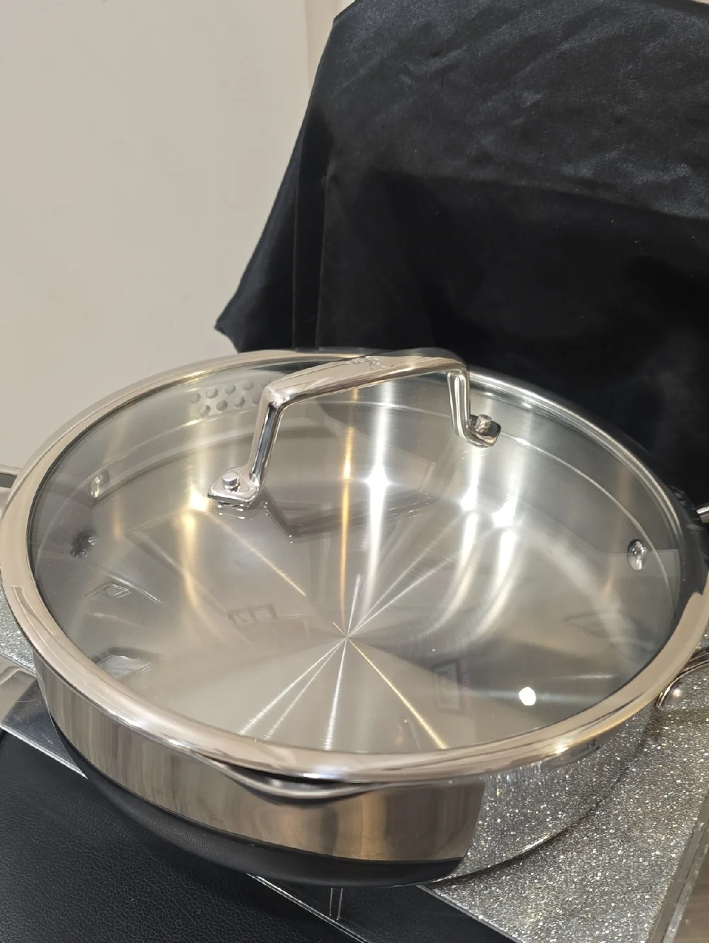 Henckels Legacy Stainless Steel 4QT Covered Sauté Pan